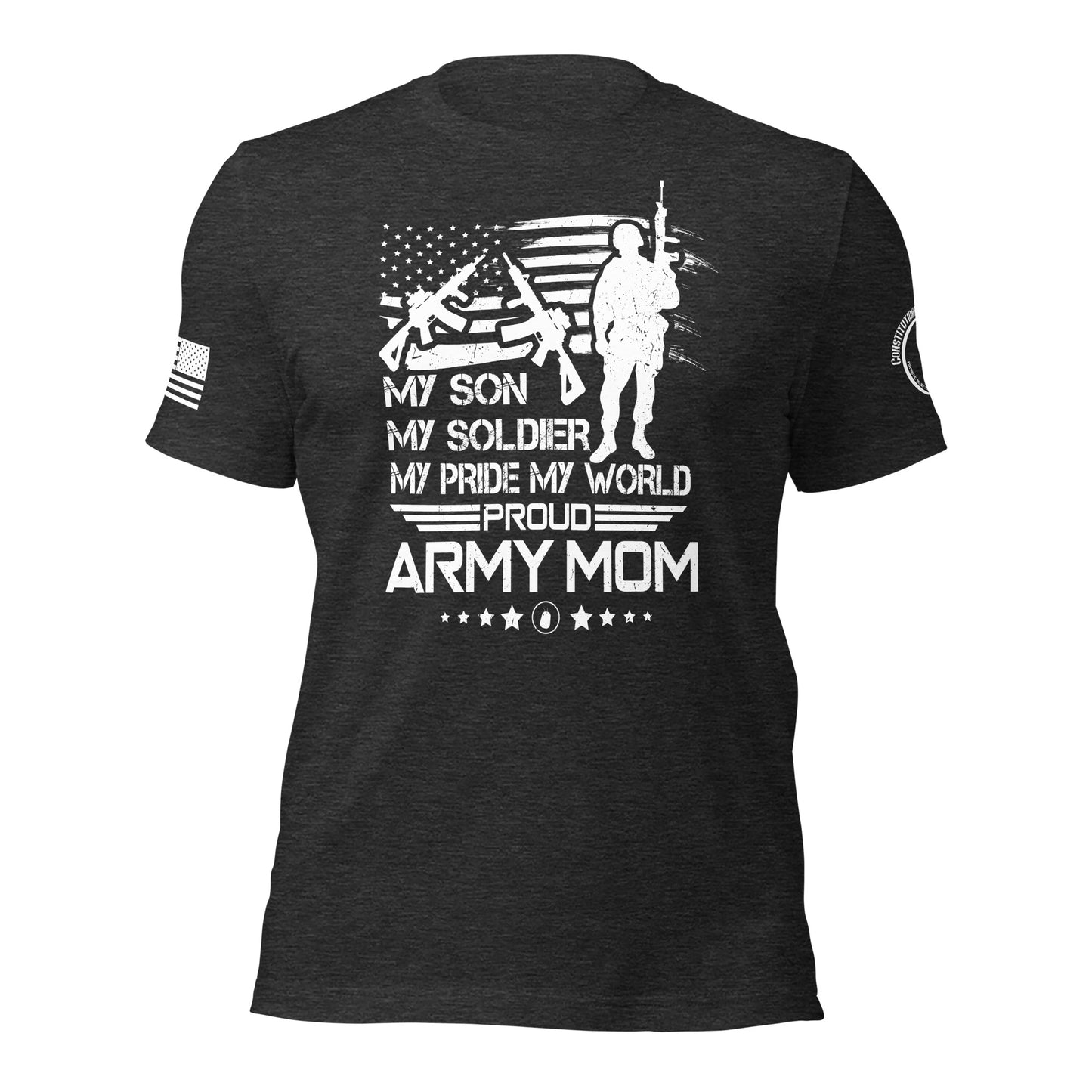 Women t-shirt "Proud Army Mom"