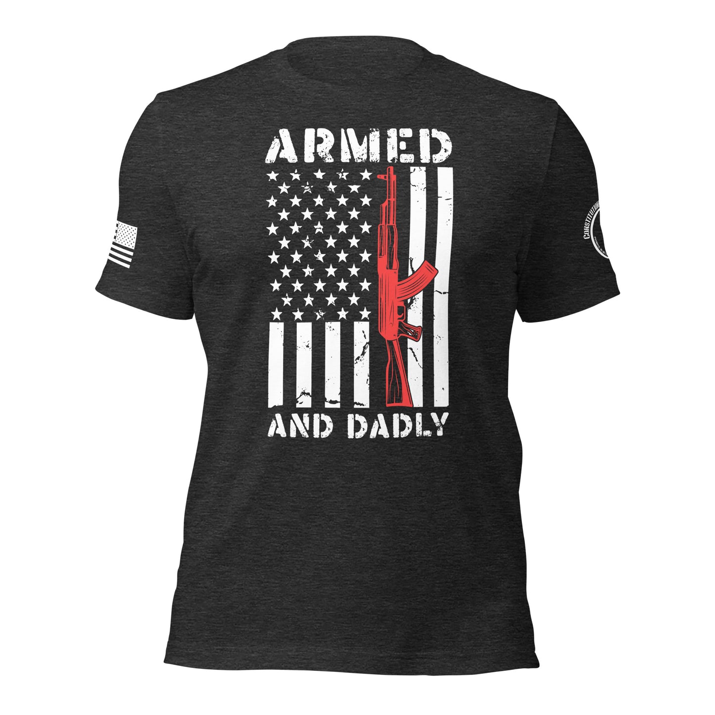 Men's t-shirt "Armed and Dadly"