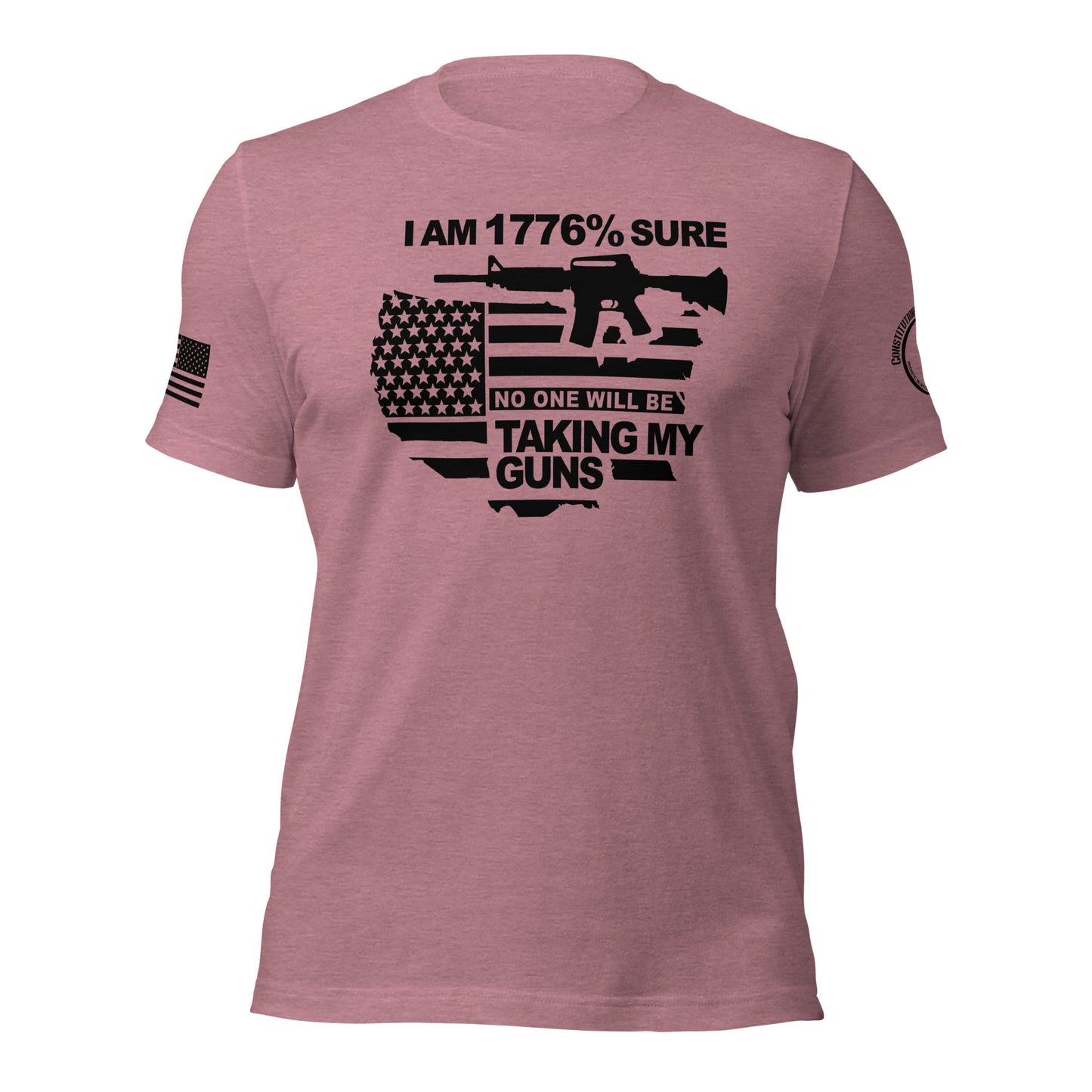 Unisex t-shirt "1776% Sure"