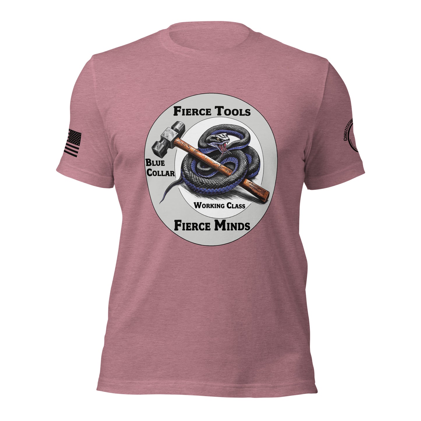 Unisex t-shirt "Fierce Tools - Fierce Minds"