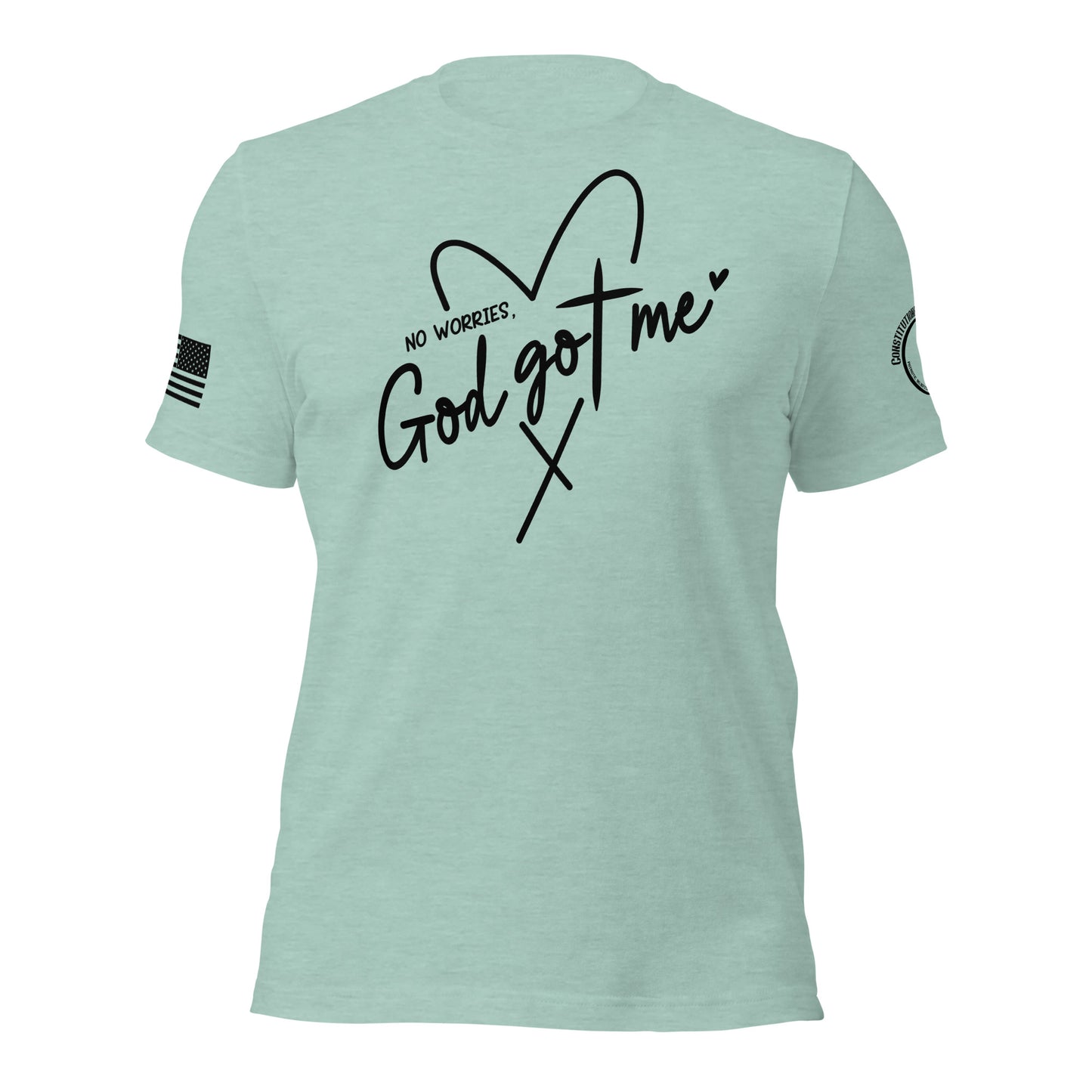 Women t-shirt "God got me"