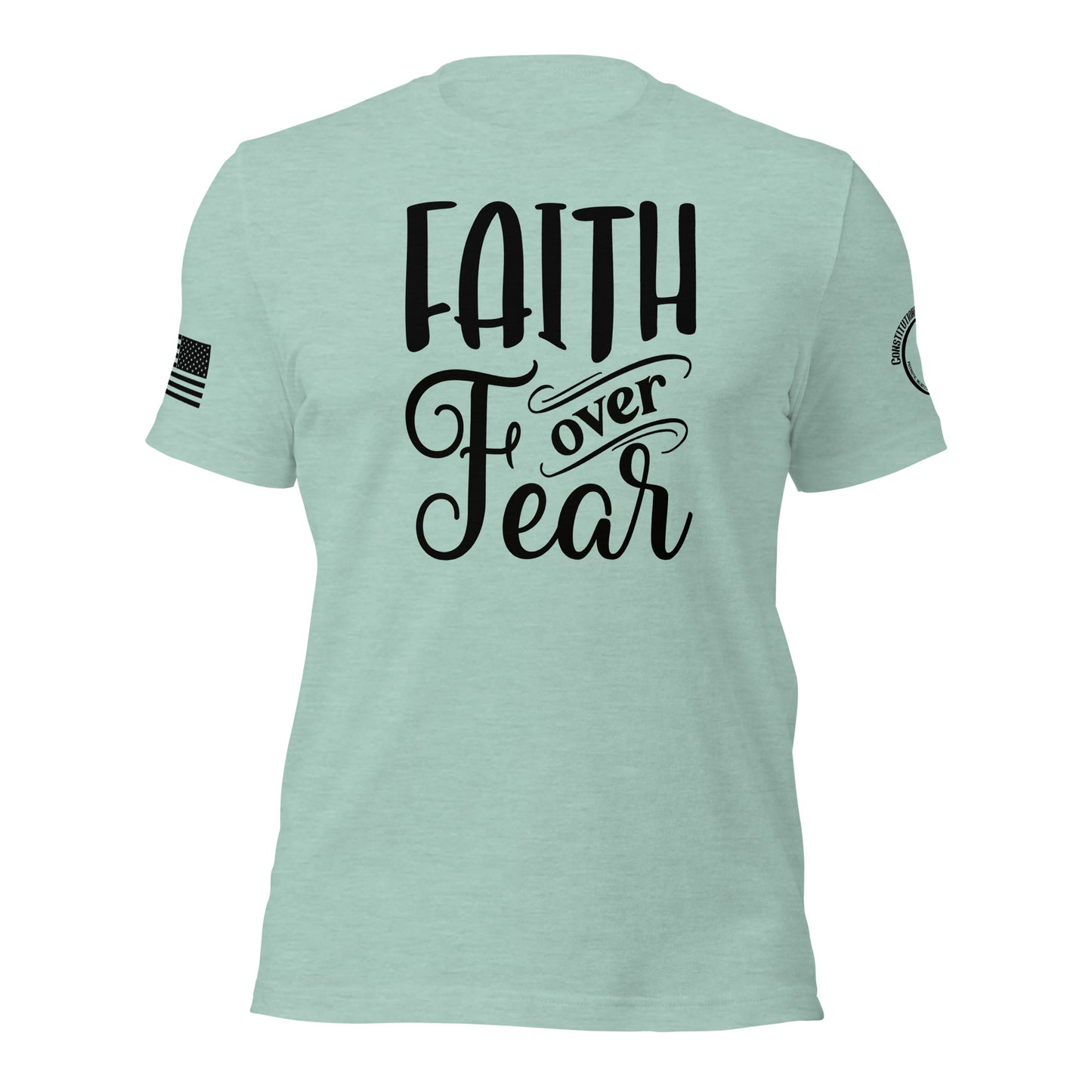 Women t-shirt "Faith over Fear"