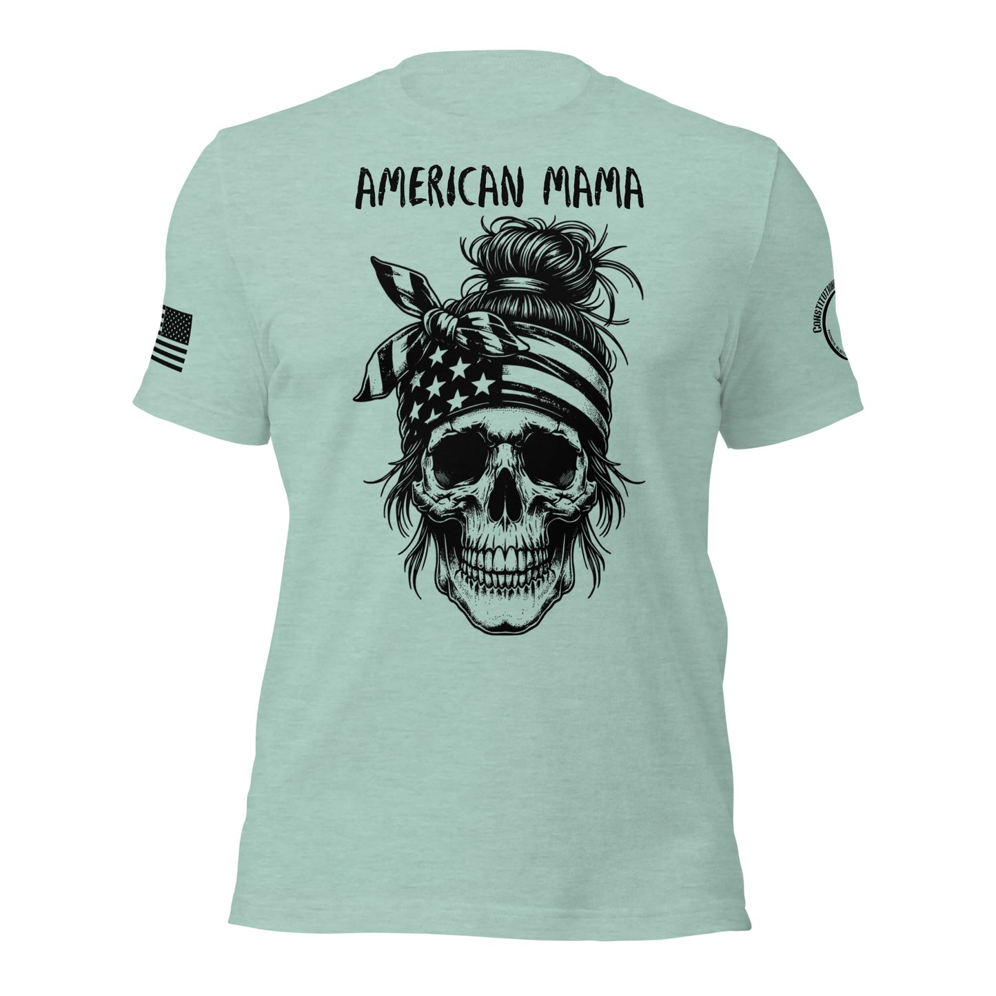 Women t-shirt "American Mama"