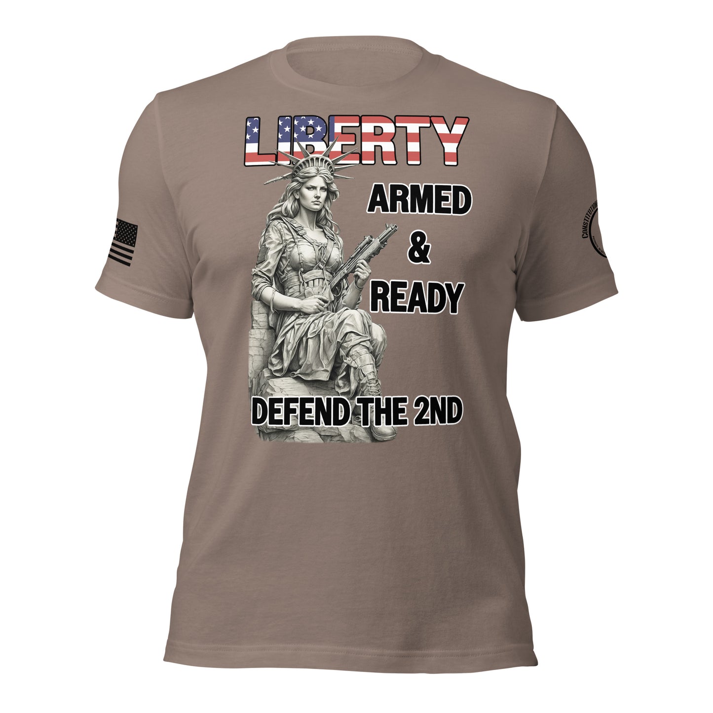 Unisex t-shirt "Liberty Armed & Ready"