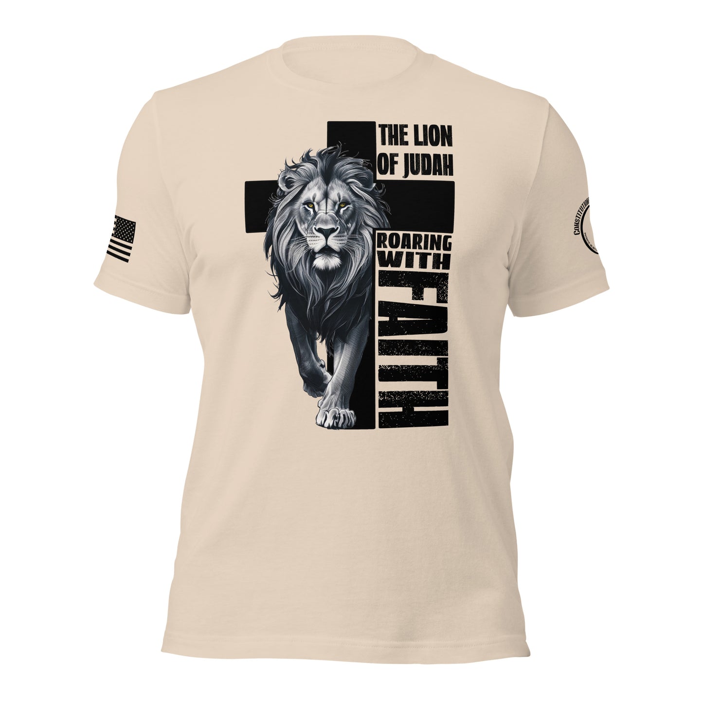 Unisex t-shirt "Roaring with Faith"