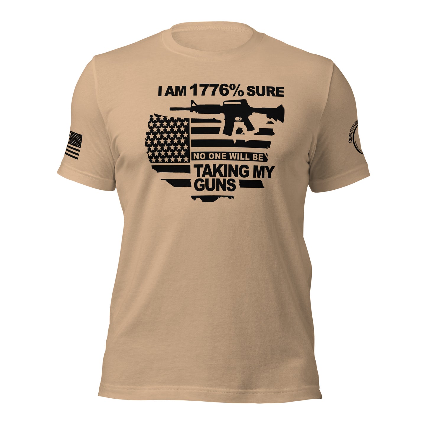 Unisex t-shirt "1776% Sure"