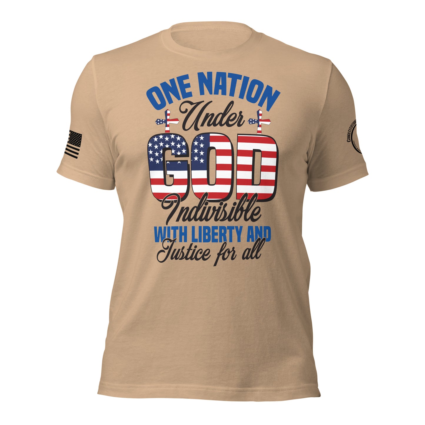 Unisex t-shirt "One Nation under God"