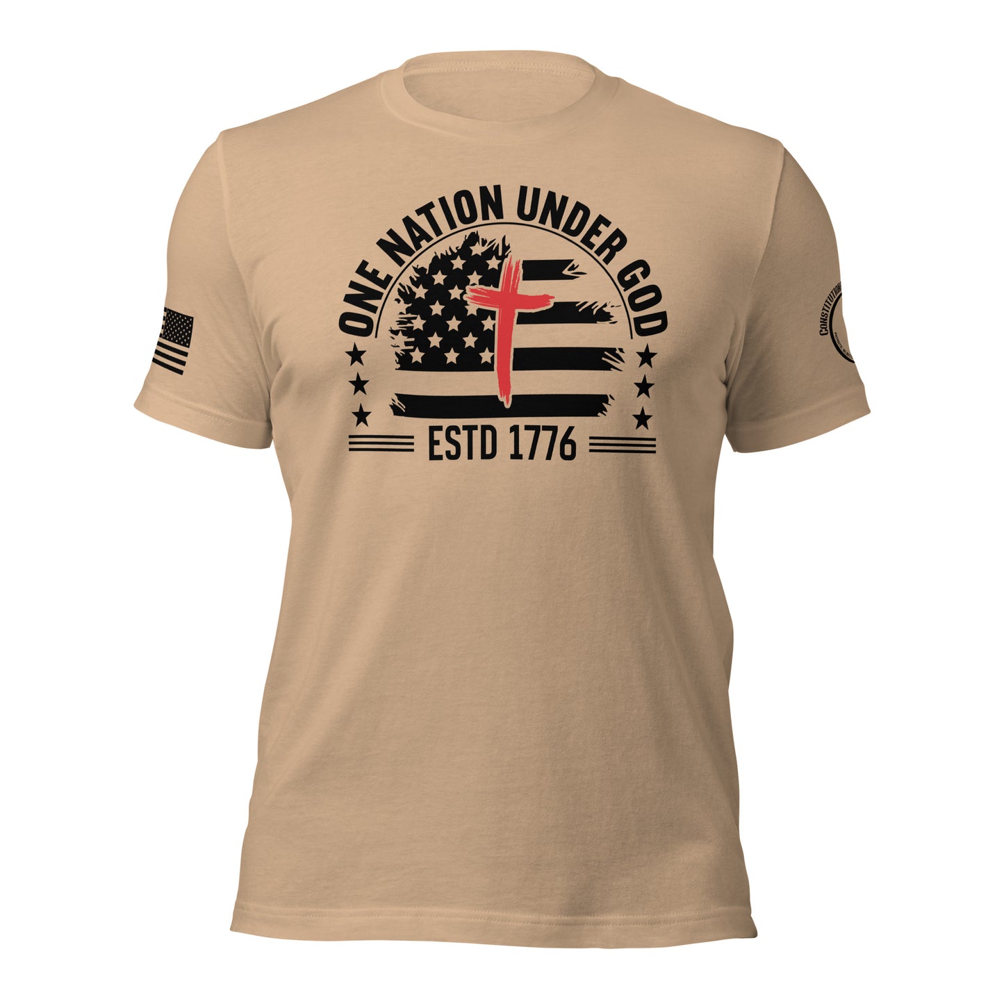 Unisex t-shirt "One nation - ESTD 1776"