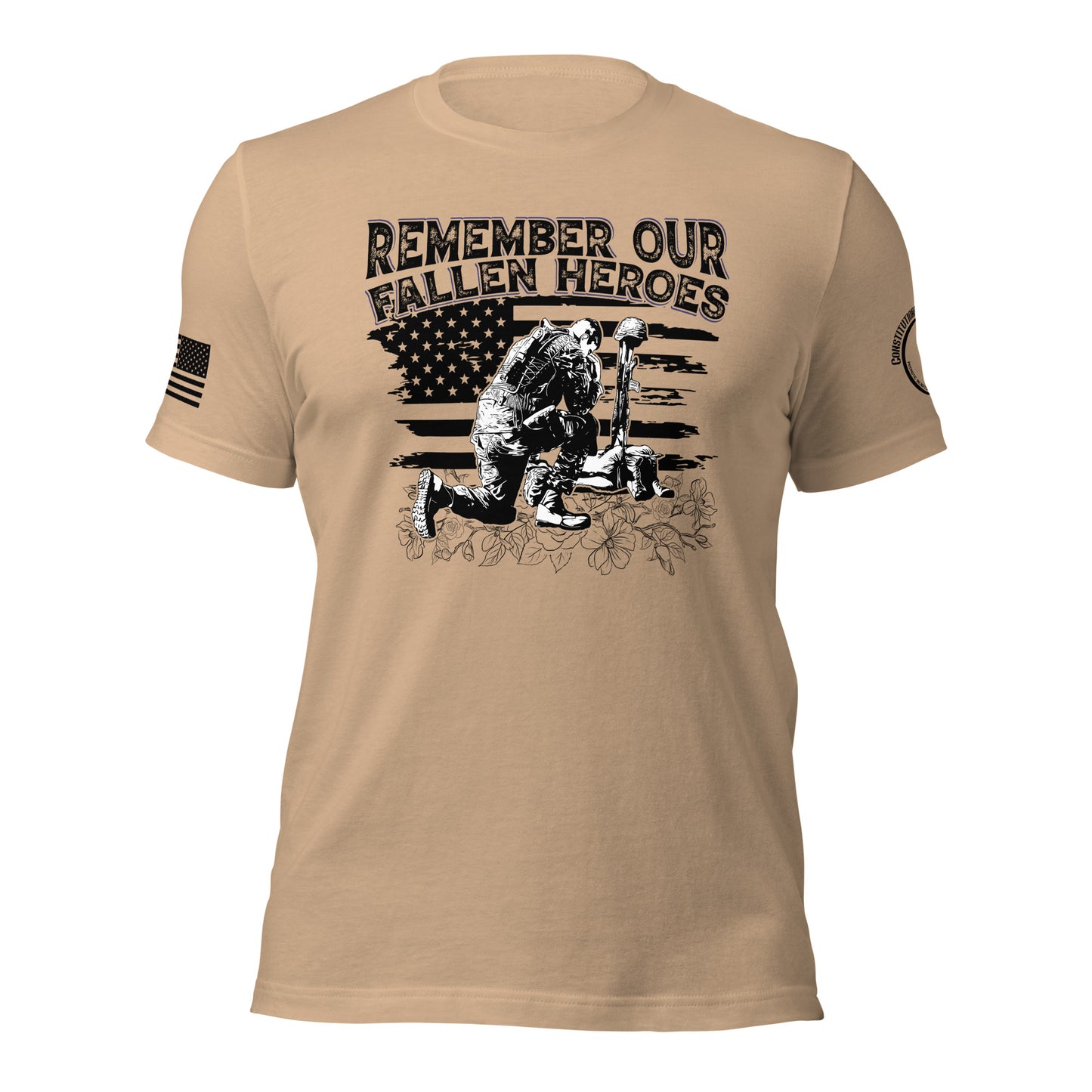 Unisex t-shirt "Remember Our fallen Heroes"