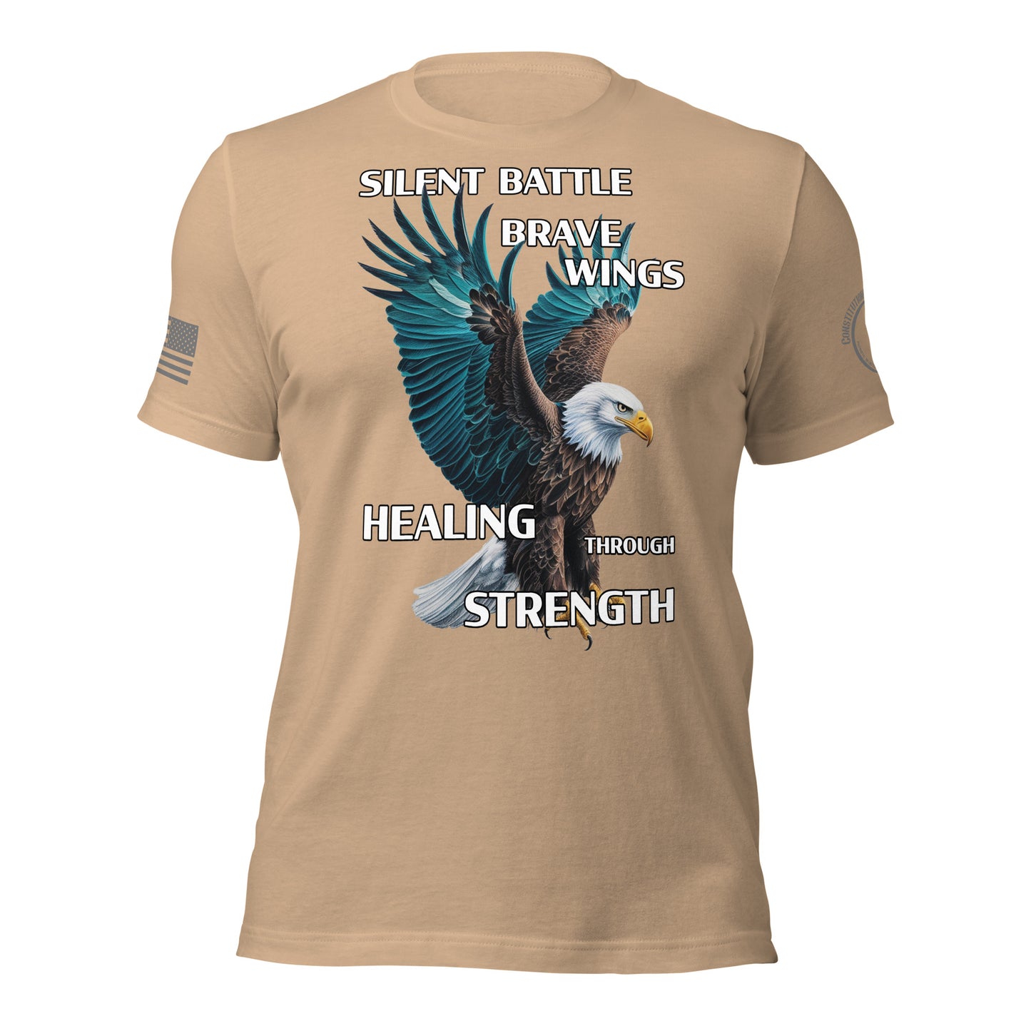 Unisex t-shirt "PTSD - Healing Through Strength"