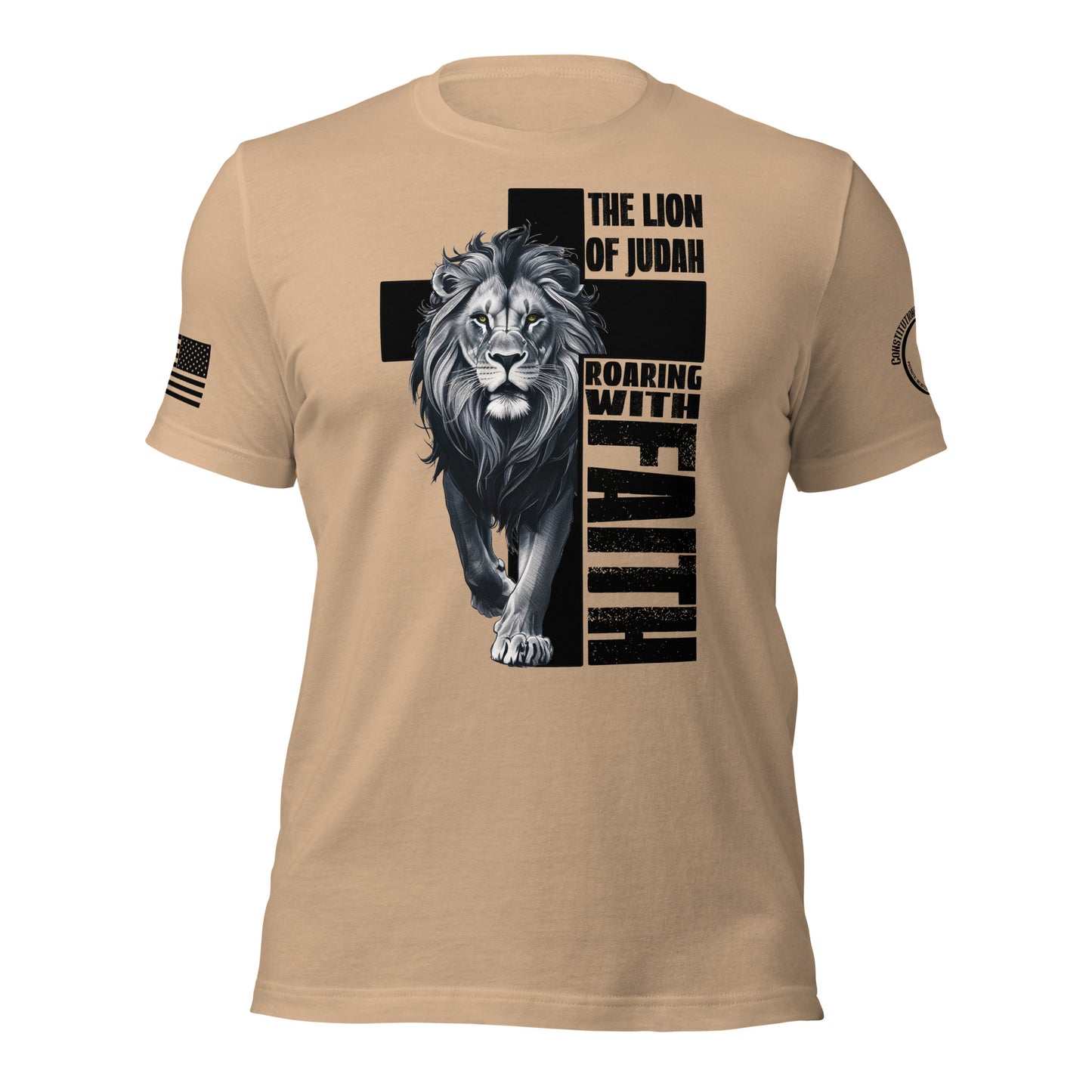 Unisex t-shirt "Roaring with Faith"