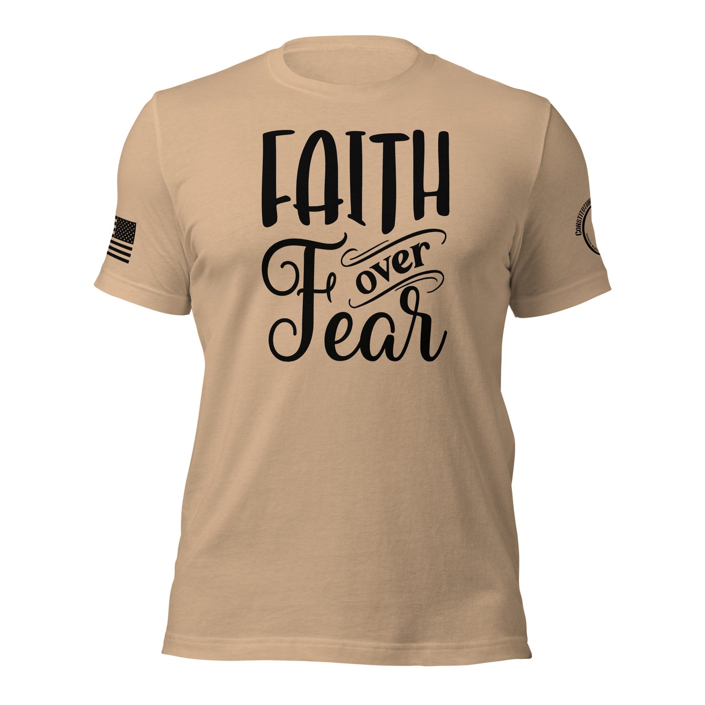 Women t-shirt "Faith over Fear"