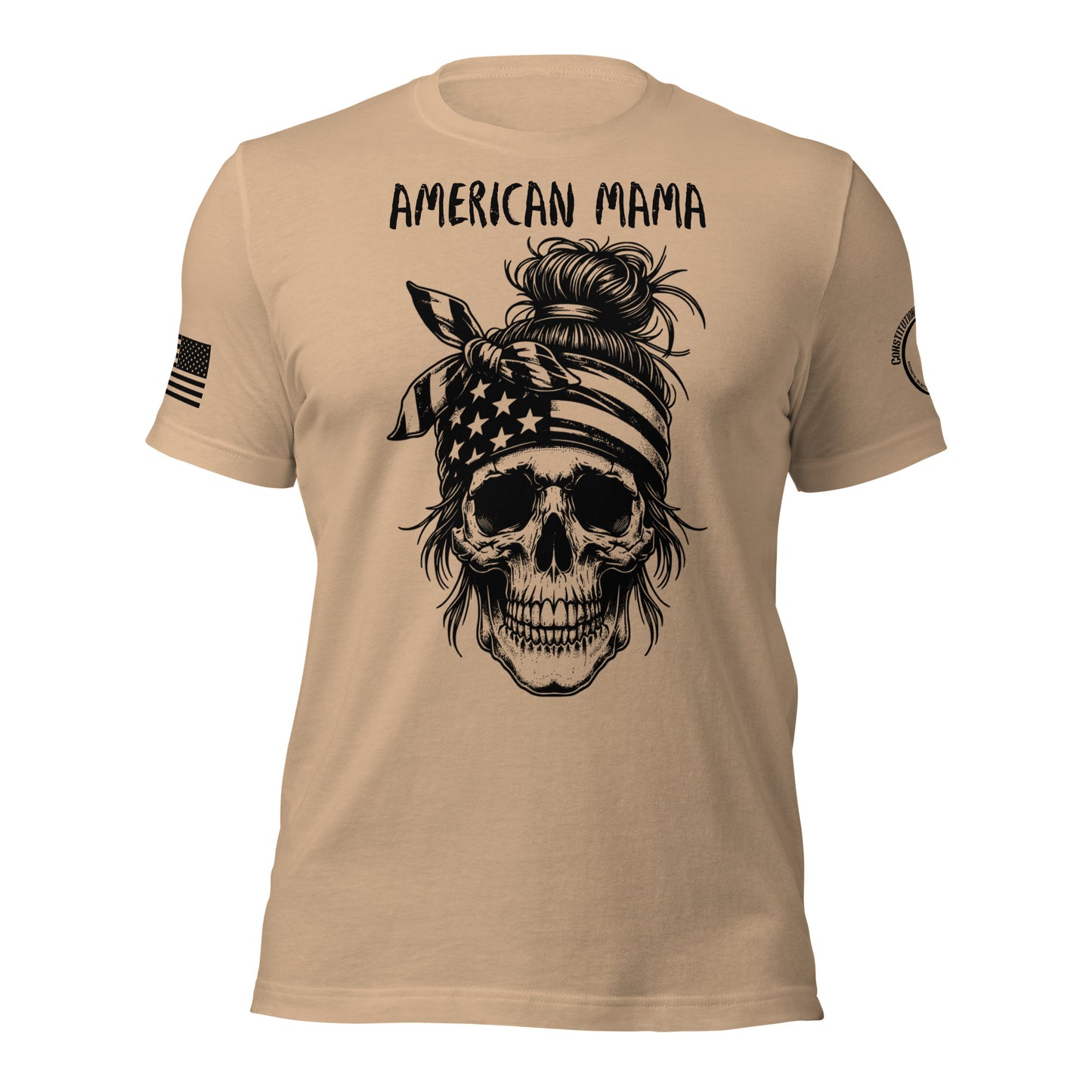 Women t-shirt "American Mama"