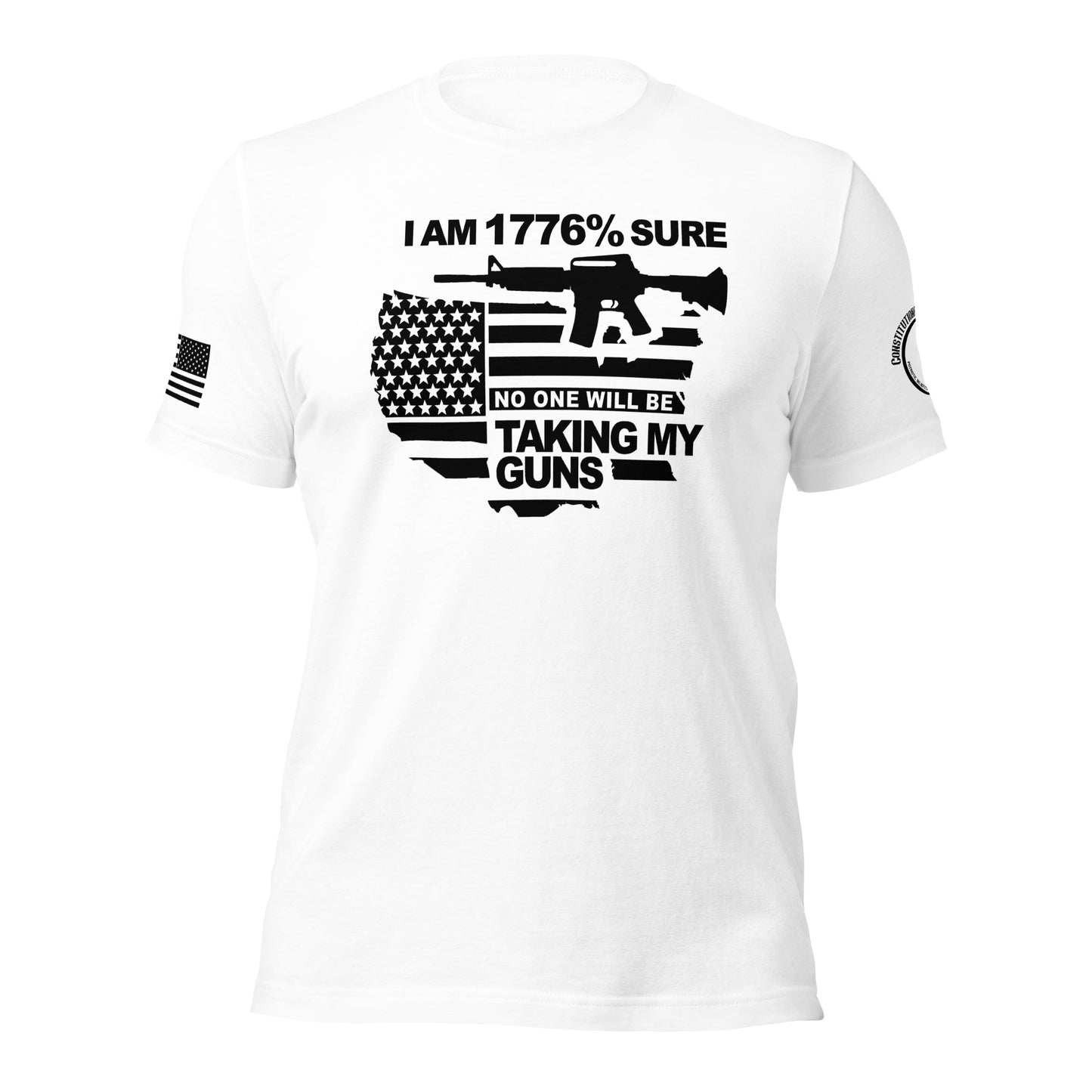 Unisex t-shirt "1776% Sure"