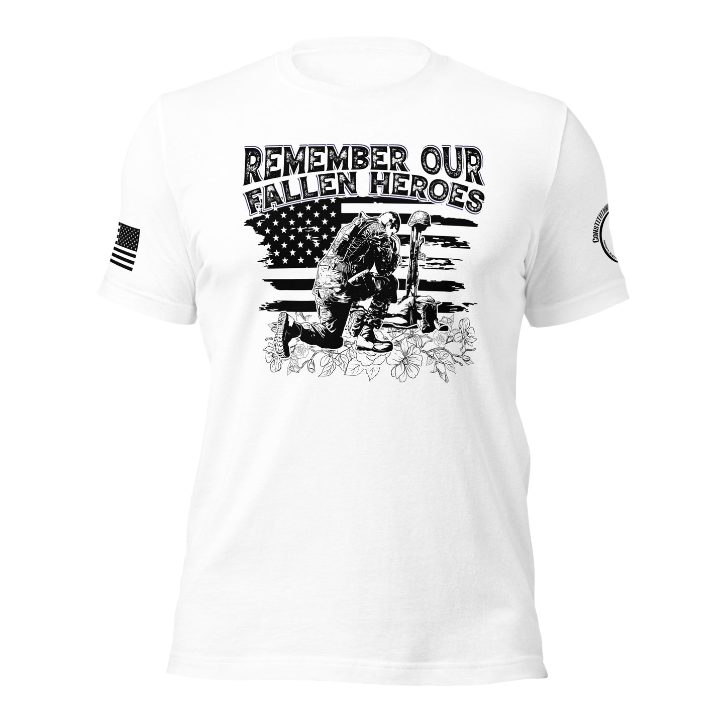 Unisex t-shirt "Remember Our fallen Heroes"