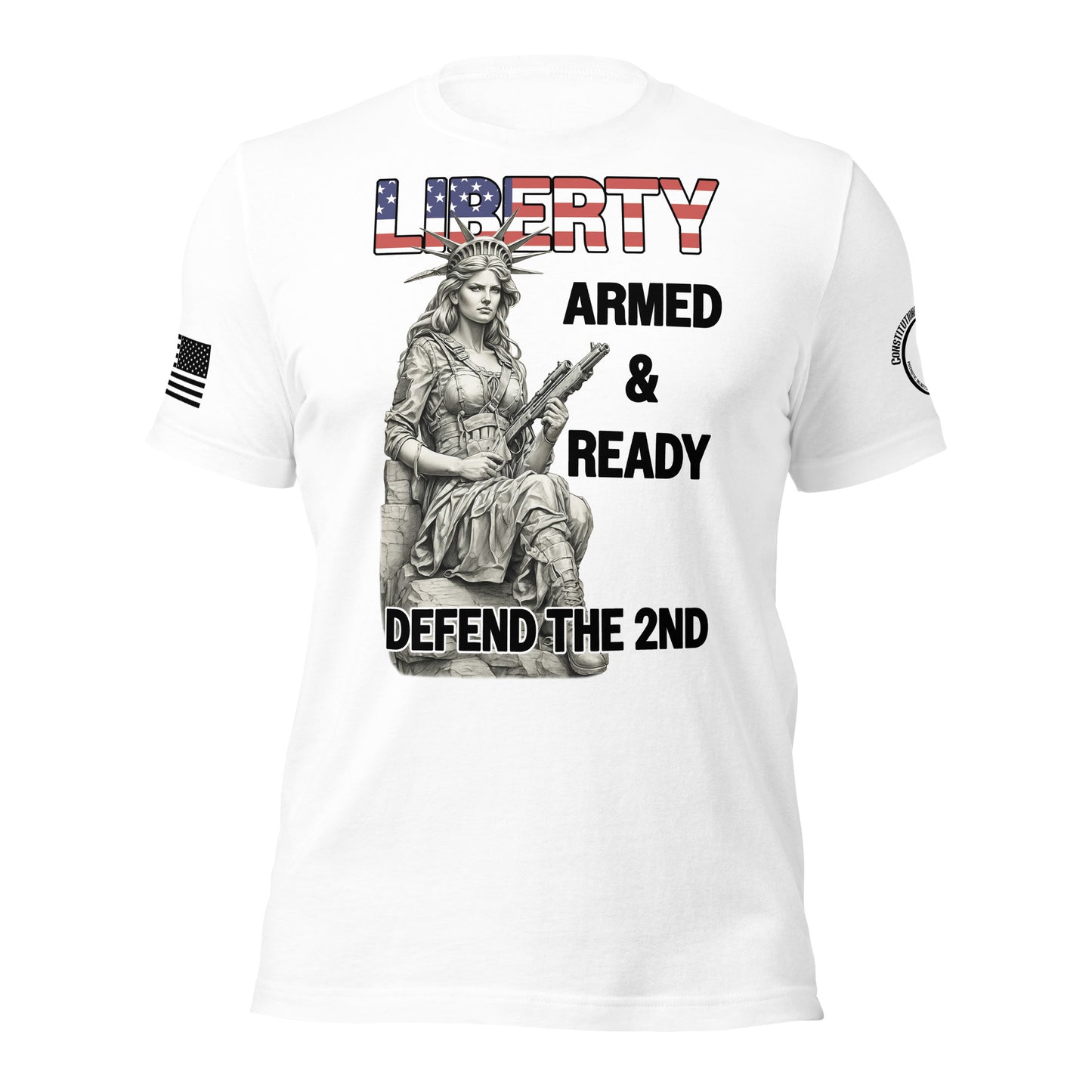 Unisex t-shirt "Liberty Armed & Ready"