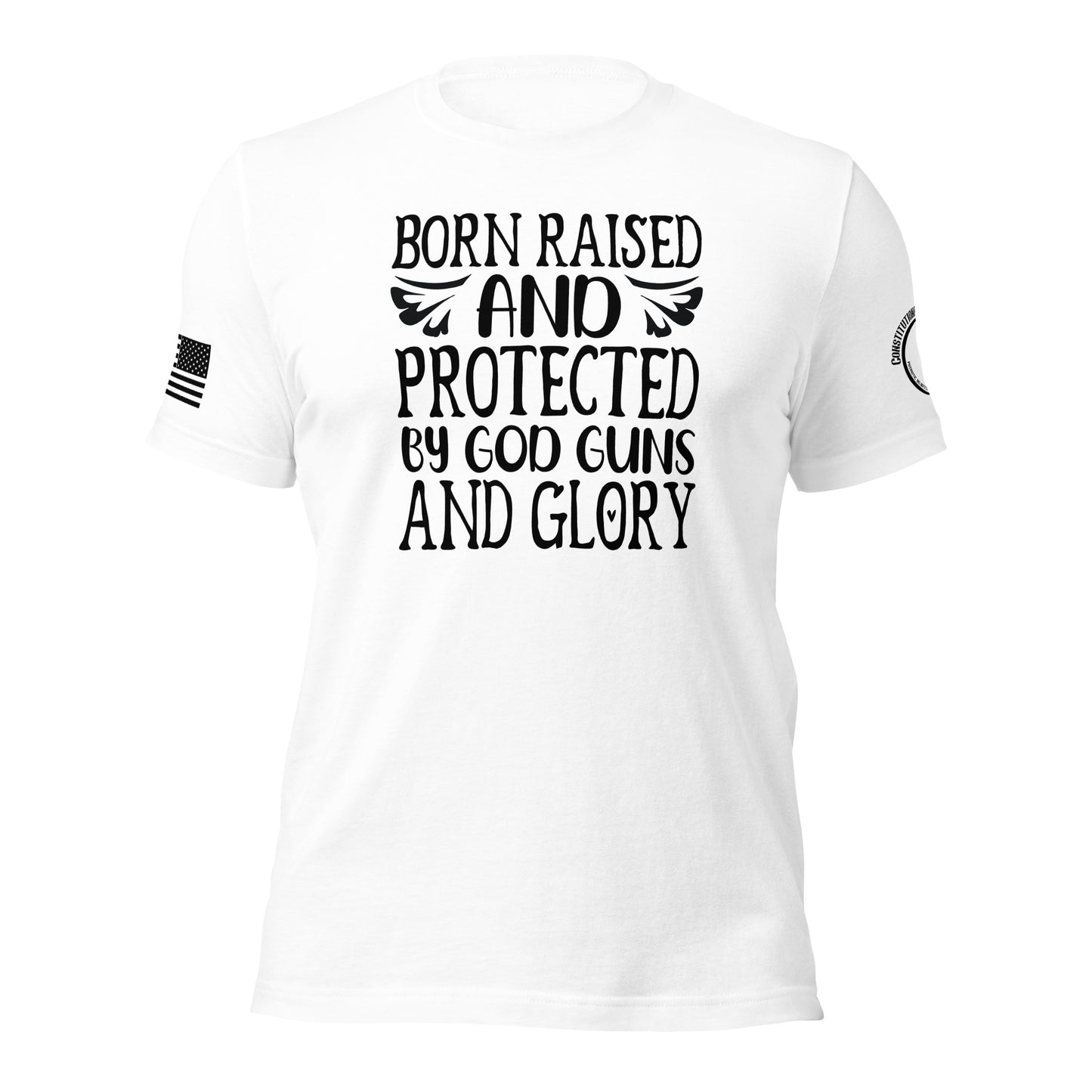 Women t-shirt "God Guns and Glory"