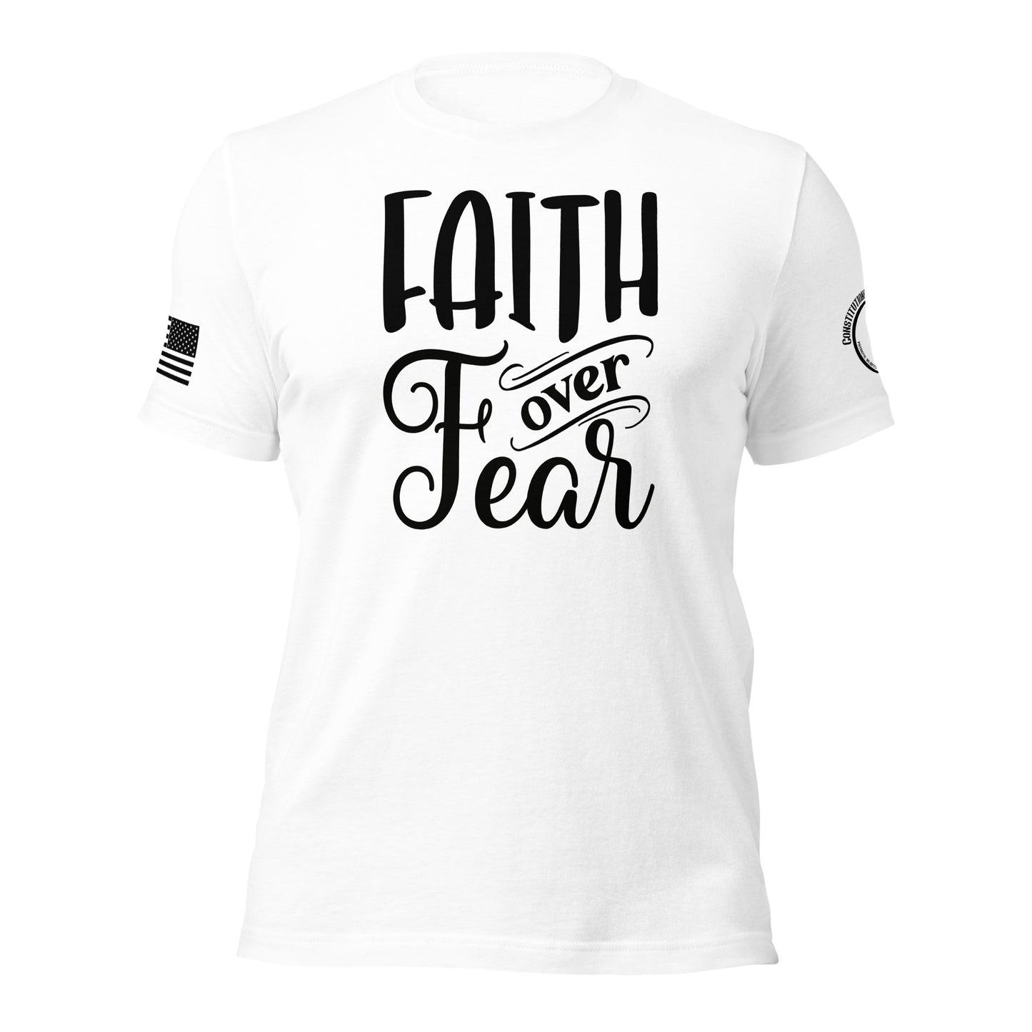 Women t-shirt "Faith over Fear"