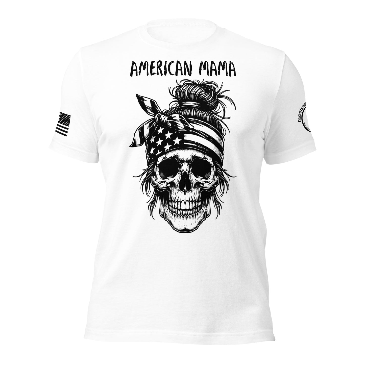 Women t-shirt "American Mama"