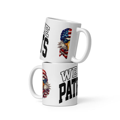 Patriotic Ceramic Mug White "We Are Patriots" M830022