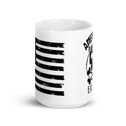 Patriotic Ceramic Mug White "American Patriot" M830009