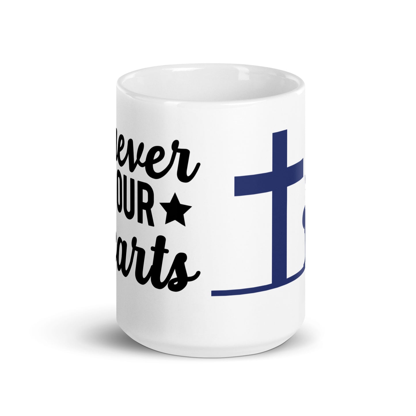 Patriotic Ceramic Mug White "Forever in Our Hearts" M830020