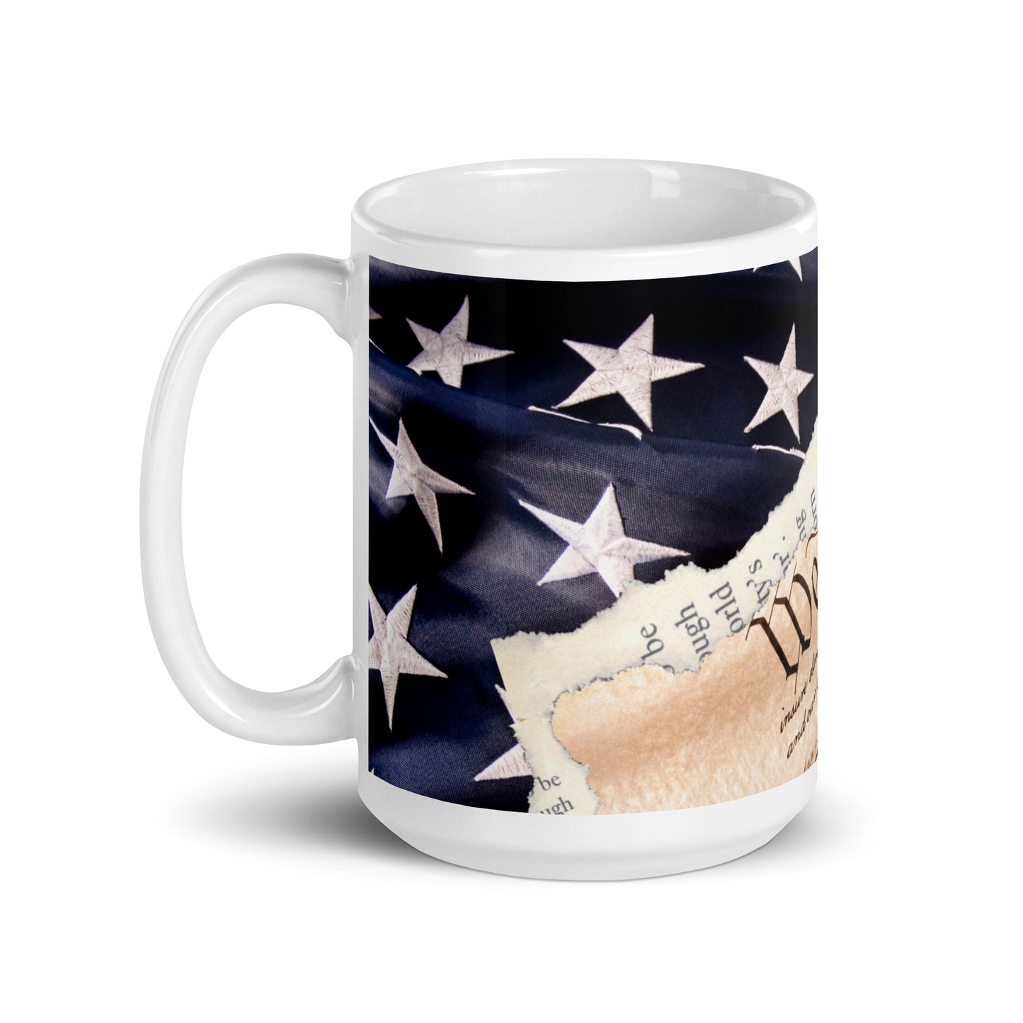 Patriotic Ceramic Mug White "We The People" M830005