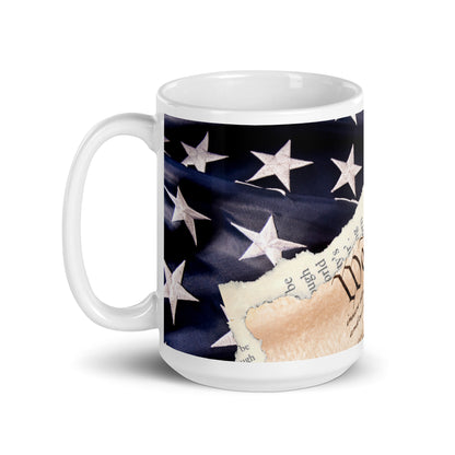 Patriotic Ceramic Mug White "We The People" M830005