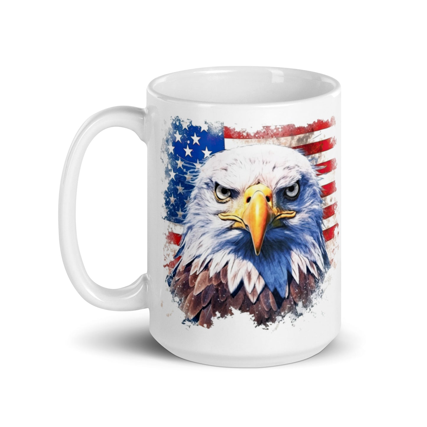 Patriotic Ceramic Mug White "United States Of America EST. 1776" M830008