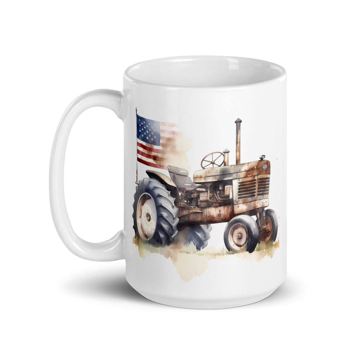 Patriotic Ceramic Mug White "American Farmer" M830013