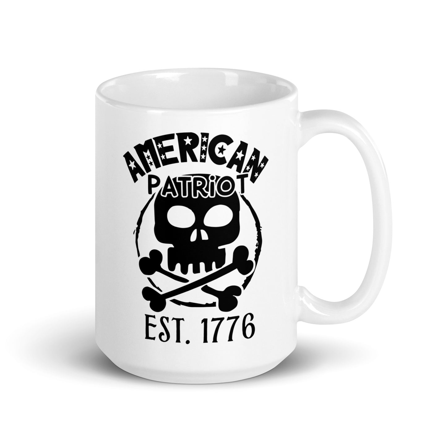 Patriotic Ceramic Mug White "American Patriot" M830009