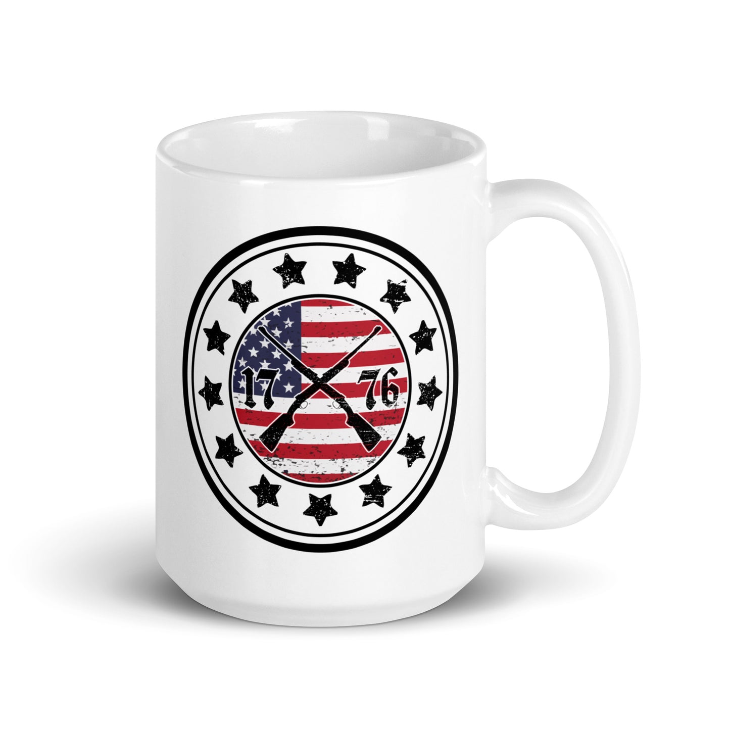 Patriotic Ceramic Mug White "American Farmer" M830013