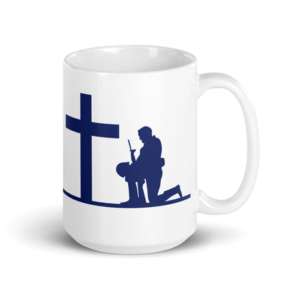 Patriotic Ceramic Mug White "Forever in Our Hearts" M830020