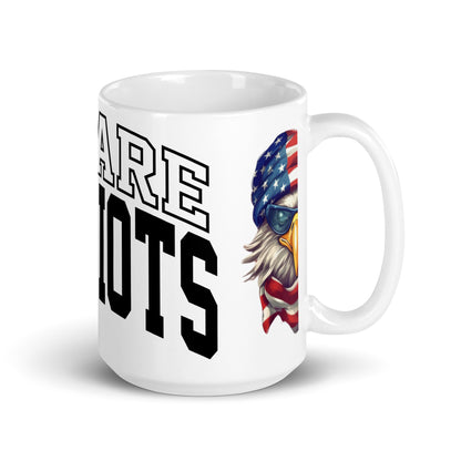 Patriotic Ceramic Mug White "We Are Patriots" M830022