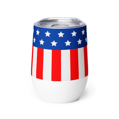 Patriotic Wine Tumbler “Flag” T830003