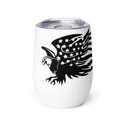 Patriotic Wine Tumbler “Flag Eagle” T830007