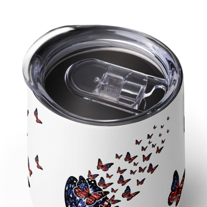 Patriotic Wine Tumbler “let Freedom fly” T830006