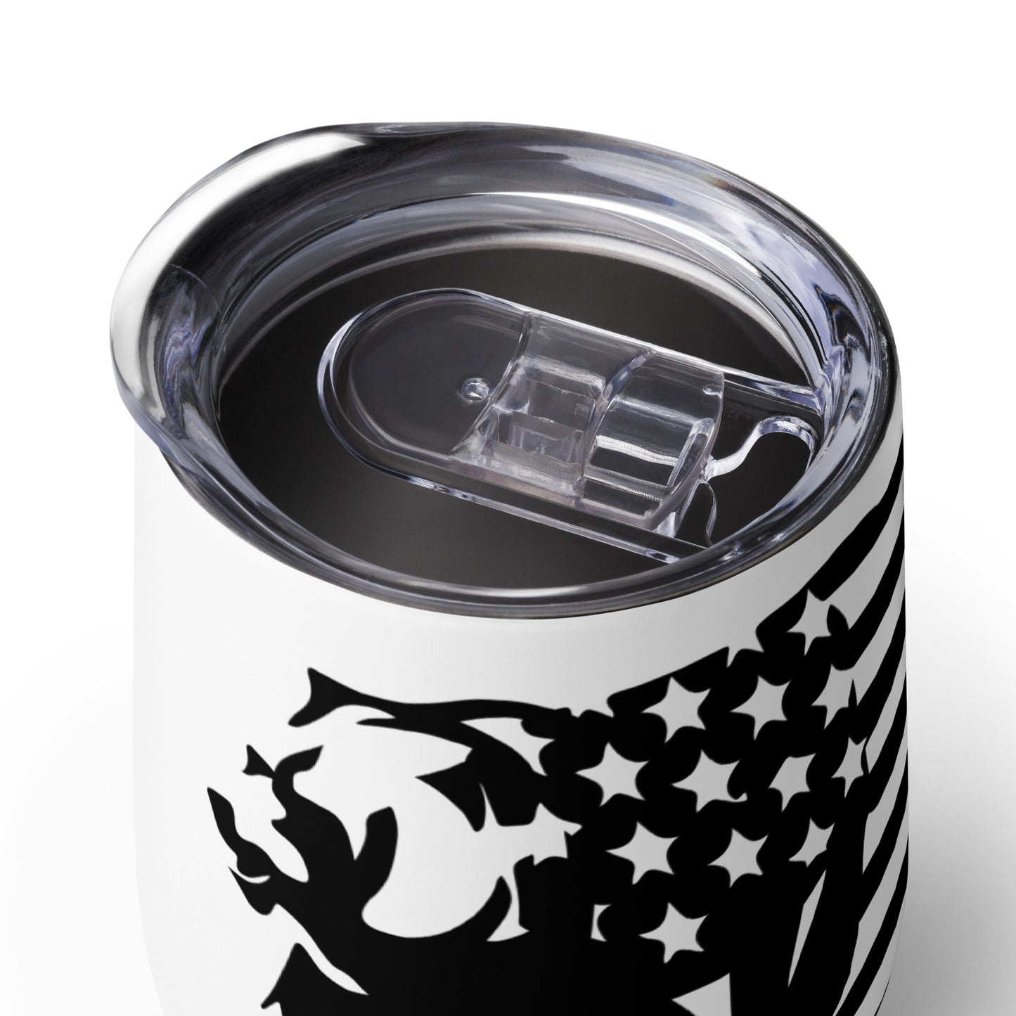 Patriotic Wine Tumbler “Flag Bear” T830010