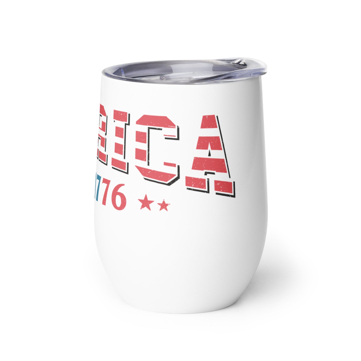 Patriotic Wine Tumbler “America Est. 1776” T830001