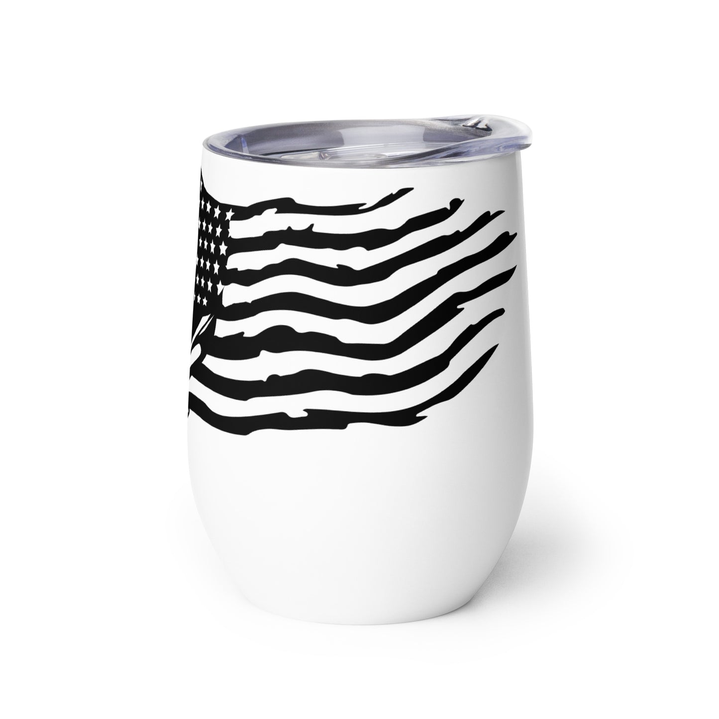 Patriotic Wine Tumbler “Flag Horse” T830008