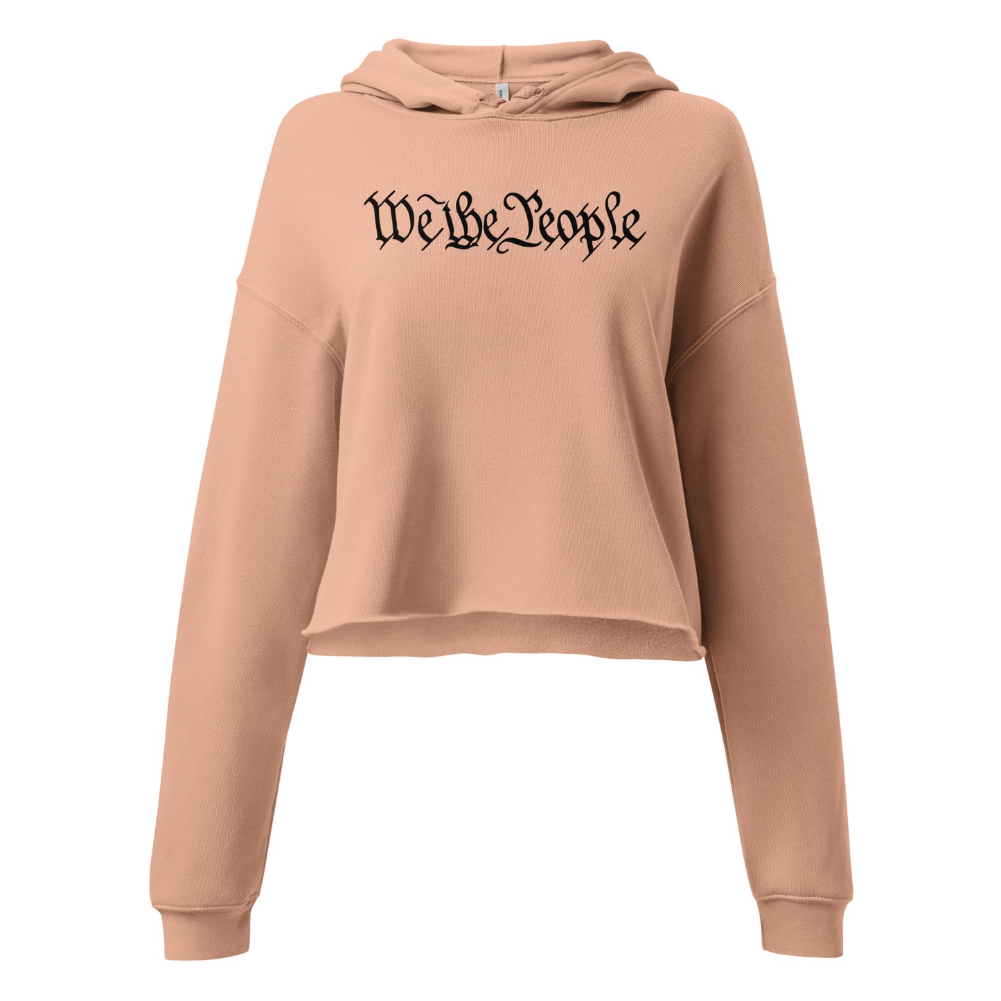 Patriotic Crop Hoodie Women "We the People" H210039