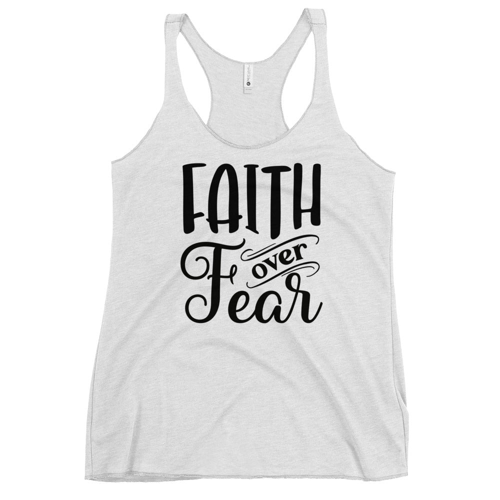 Women Tank Top "Faith Over Fear"