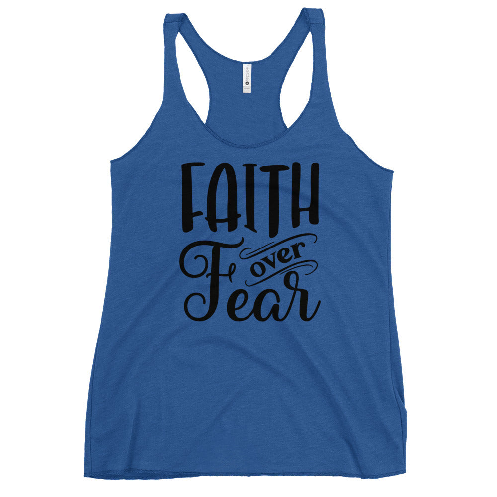 Women Tank Top "Faith Over Fear"