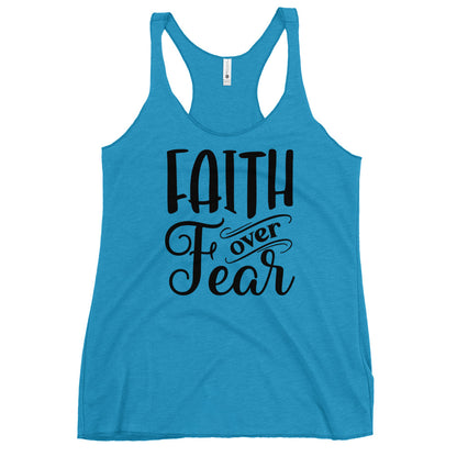 Women Tank Top "Faith Over Fear"