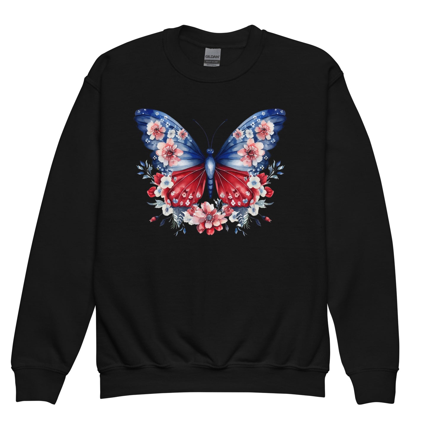 Patriotic Kids Sweatshirt "Butterfly" H300014