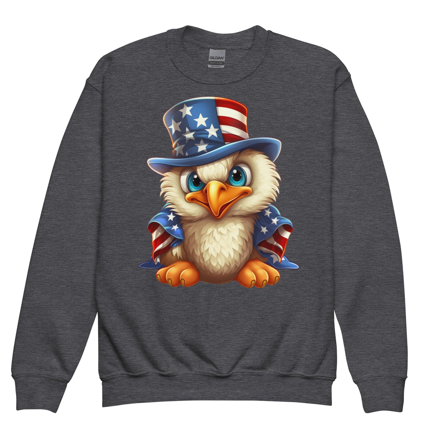 Patriotic Kids Sweatshirt "Serious Eagle" H300010