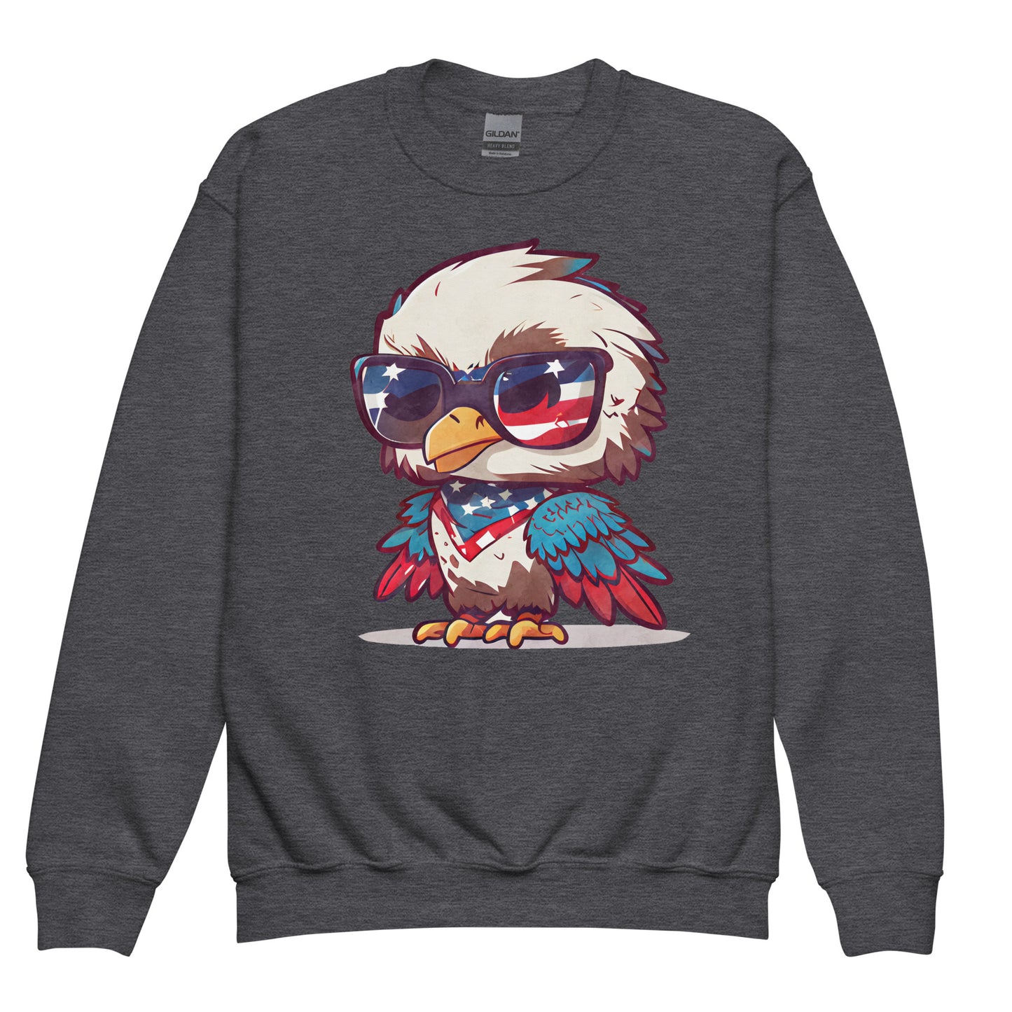 Patriotic Kids Sweatshirt "Cute Eagle" H300021