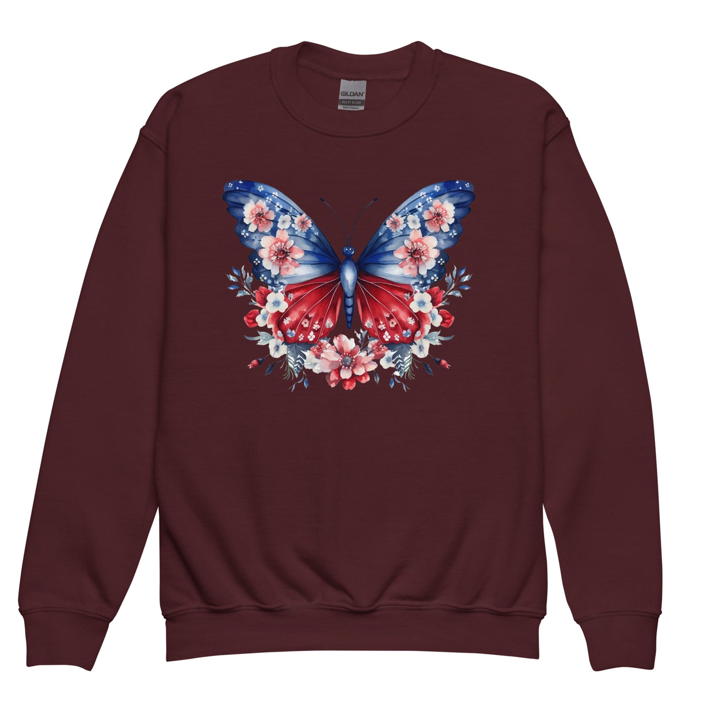 Patriotic Kids Sweatshirt "Butterfly" H300014