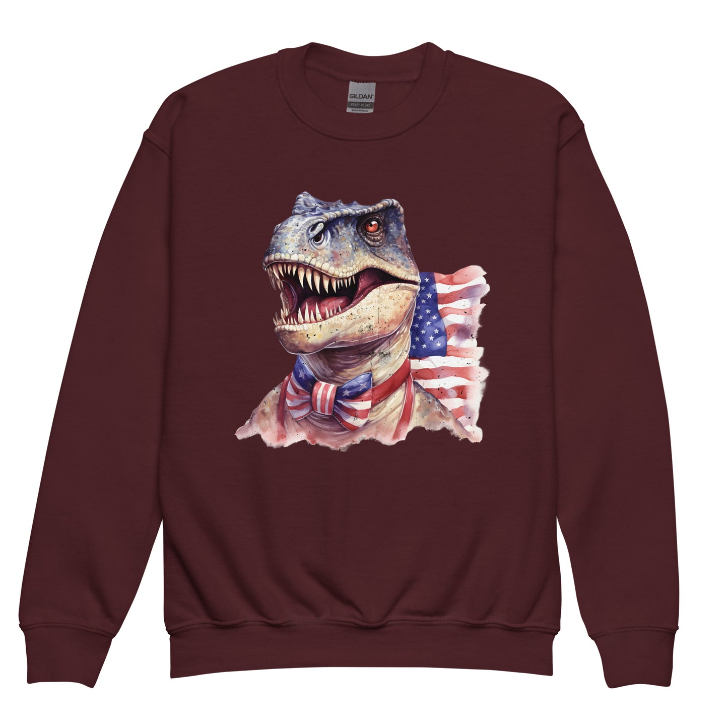 Patriotic Kids Sweatshirt "T-Rex" H300041