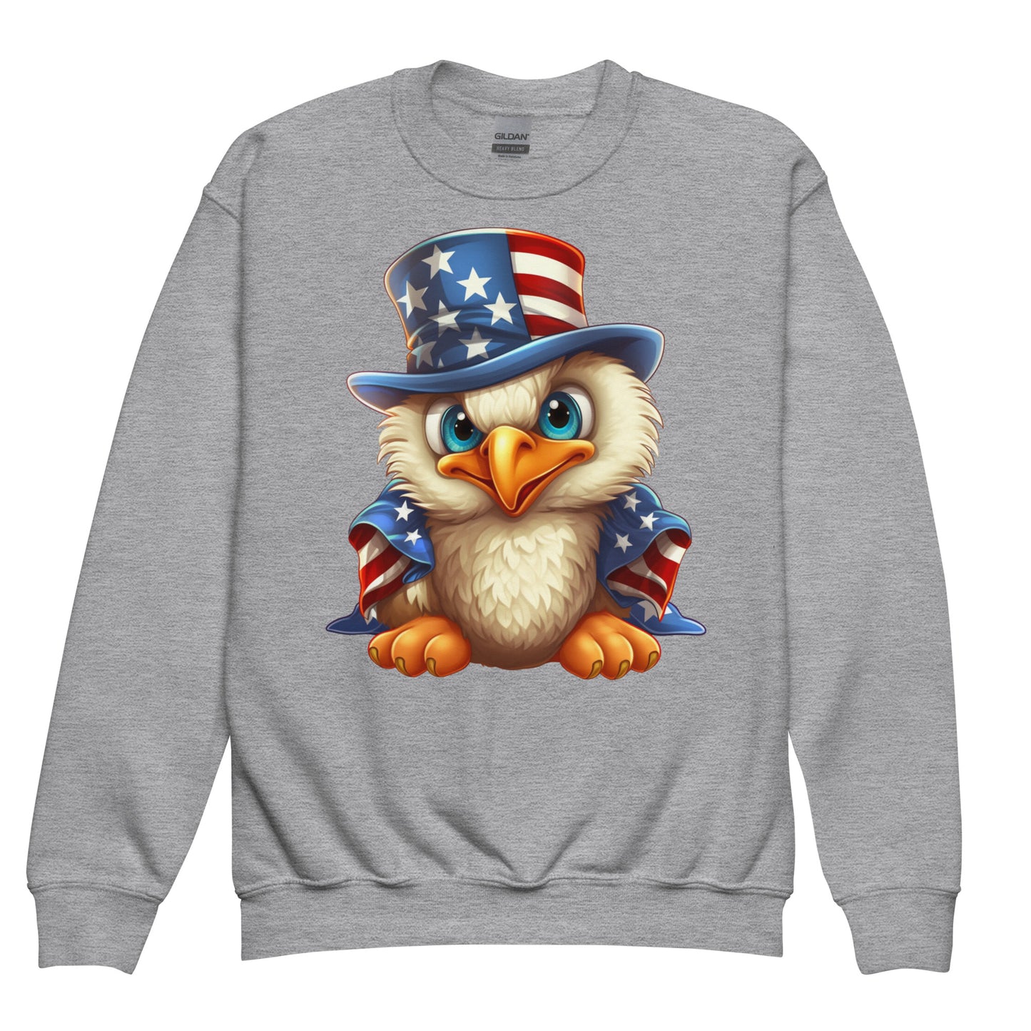 Patriotic Kids Sweatshirt "Serious Eagle" H300010